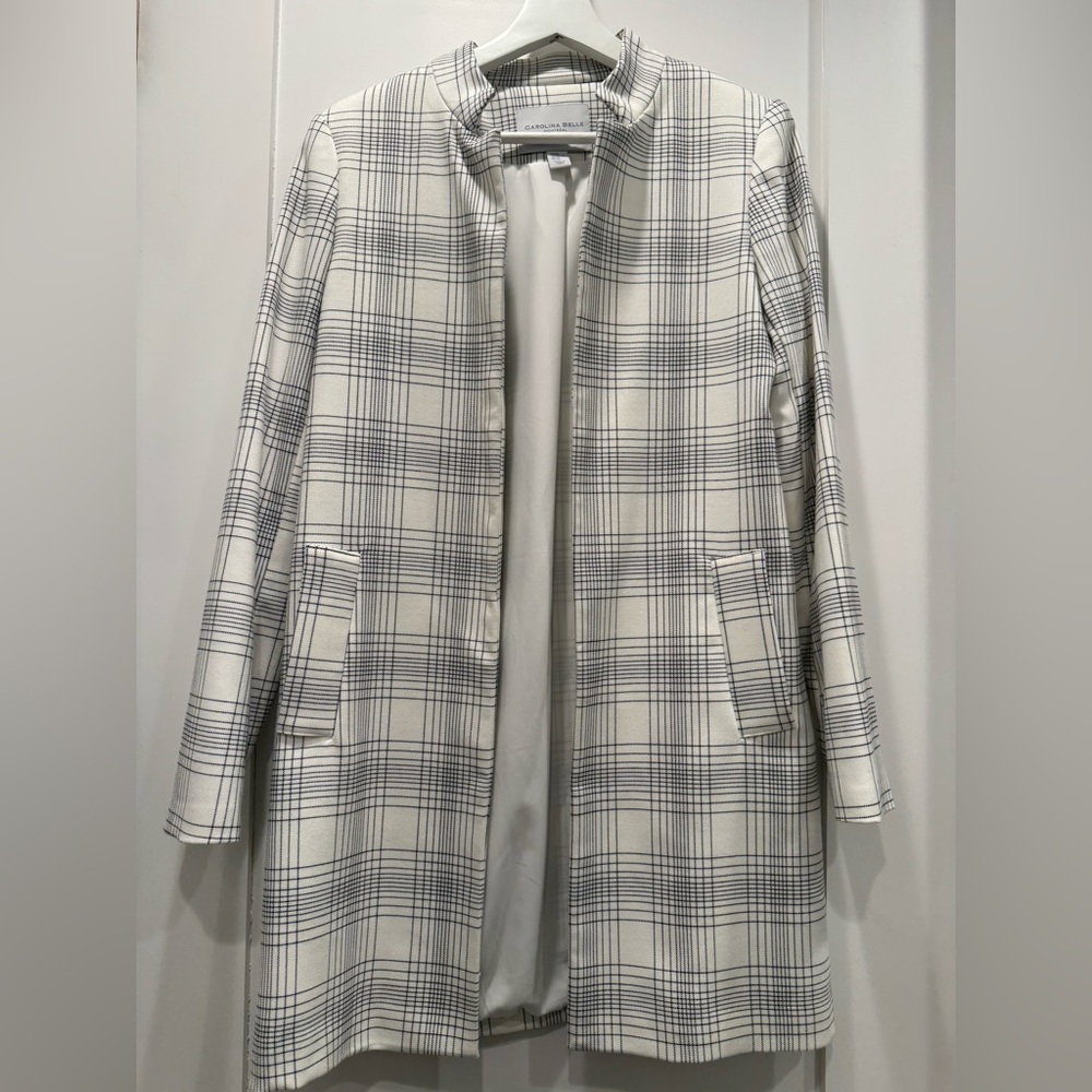 Carolina Belle Montreal - Black and White Plaid Blazer